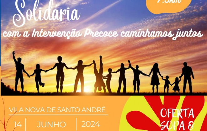 Vila Nova de Santo André recebe Caminhada Solidária com a Cercisiago