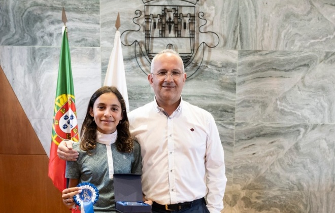 Campeã de hipismo recebida na Câmara Municipal de Sines