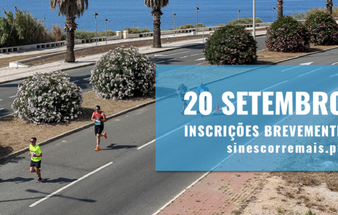 Sines Corre Mais realiza-se dia 20 de setembro de 2025
