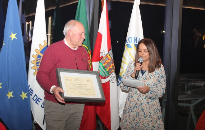 Rotary Club de Sines homenageou Manuel Guedes