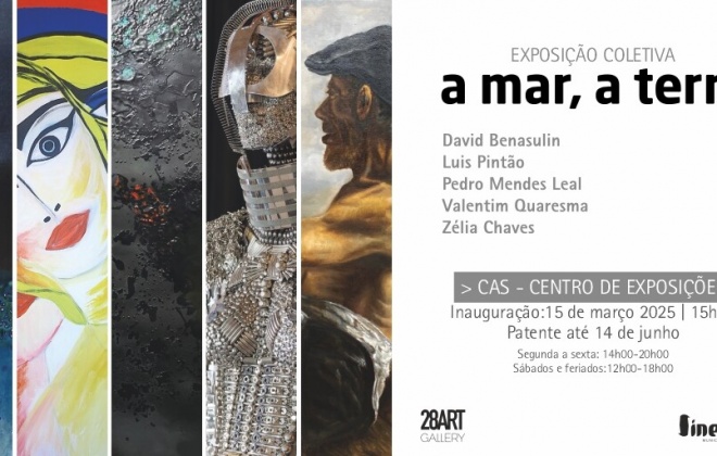 Centro de Artes de Sines recebe a partir de hoje a exposição coletiva “a mar, a terra”