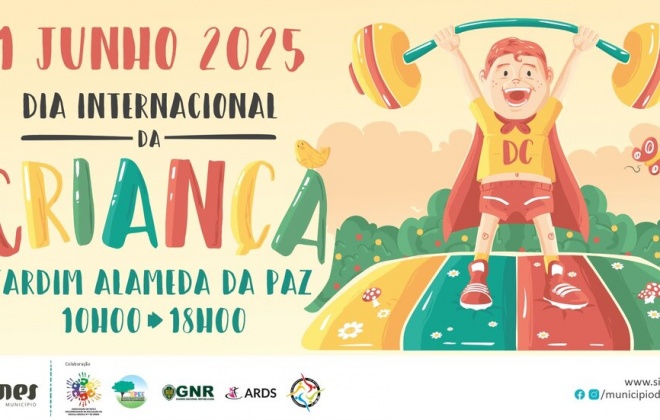 Município de Sines comemora o Dia Mundial da Criança no jardim da Alameda da Paz