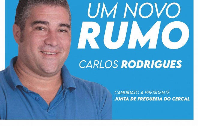 Carlos Rodrigues é o candidato do STC à presidência da Junta de Freguesia do Cercal do Alentejo