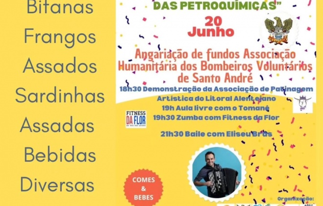 Santo André recebe “Arraial” na sexta-feira de apoio aos Bombeiros de Santo André