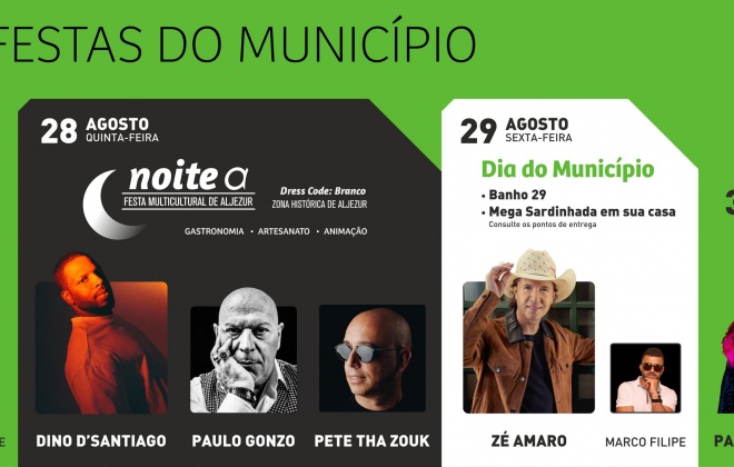 Aljezur vai estar em festa de 27 a 30 de agosto