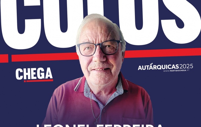 Leonel Ferreira é o candidato do CHEGA à presidência da Junta de Freguesia de Colos