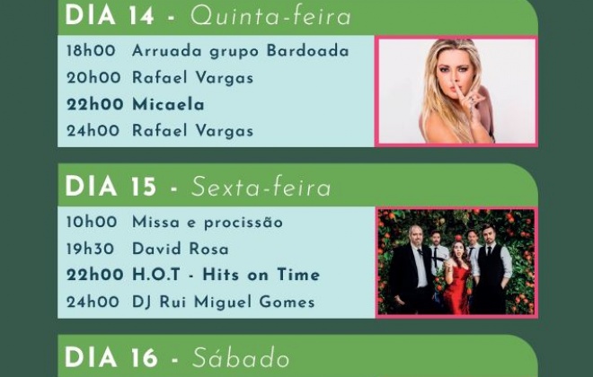 Festas de Verão animam Ermidas-Sado a partir de hoje e até sábado