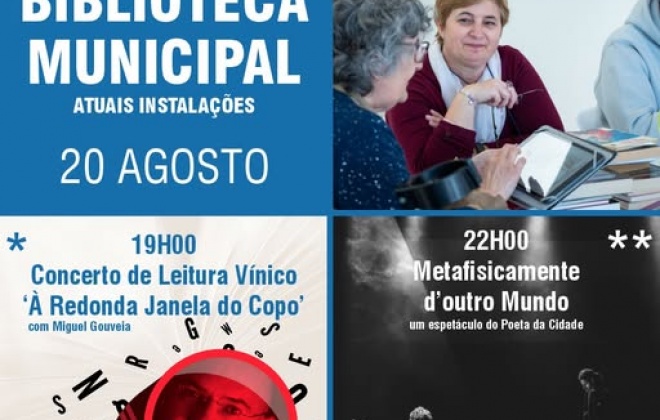 Biblioteca Municipal de Sines assinala hoje o 20.º aniversário (com áudio)