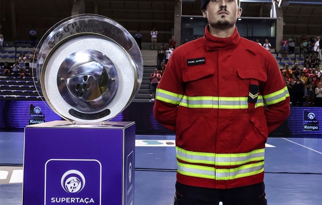 Federação de Andebol homenageou os bombeiros em Sines
