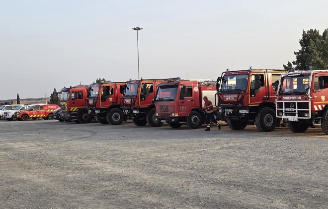Bombeiros do Baixo Alentejo apoiam combate a incêndio em Pedrógão Grande