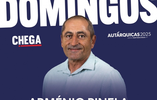 CHEGA apresenta Arménio Pinela como candidato à Junta de Freguesia de São Domingos