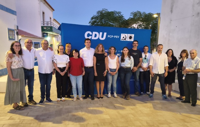 CDU apresentou candidatos à Junta de Freguesia de Melides