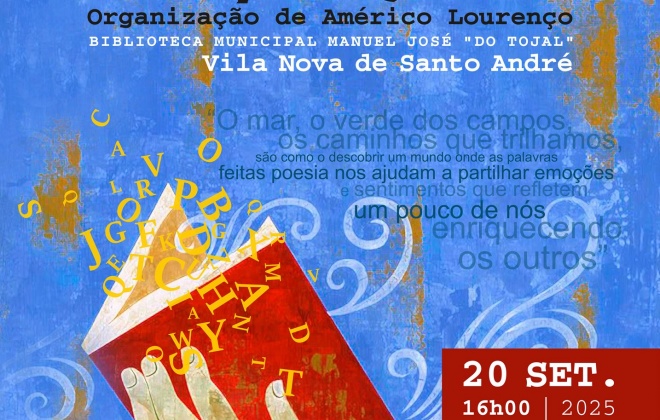 Biblioteca de Vila Nova de Santo André recebe Encontro de Poetas neste sábado