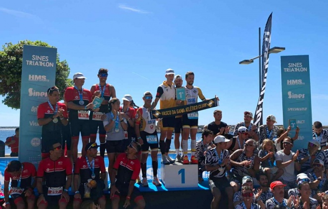 Equipa do Vasco da Gama vence o Sines Triathlon 2025
