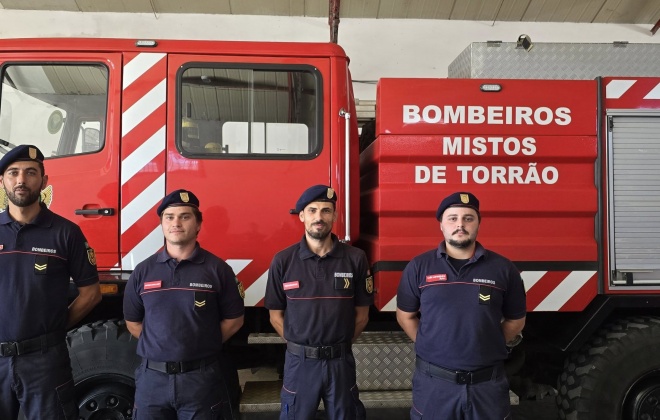 Bombeiros do Torrão contam com quatro novos bombeiros