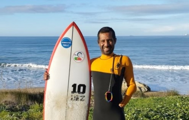 Camilo Abdula representa Portugal no Europeu de Surf Adaptado na Galiza