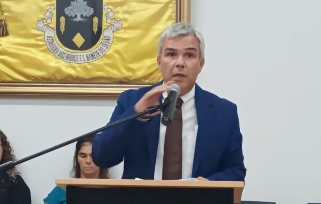 Pedro Ruas tomou posse como presidente da Junta de Freguesia de Azinheira dos Barros (com áudio)