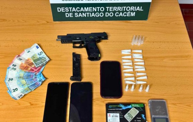 GNR detém dois suspeitos de tráfico de droga em Sines