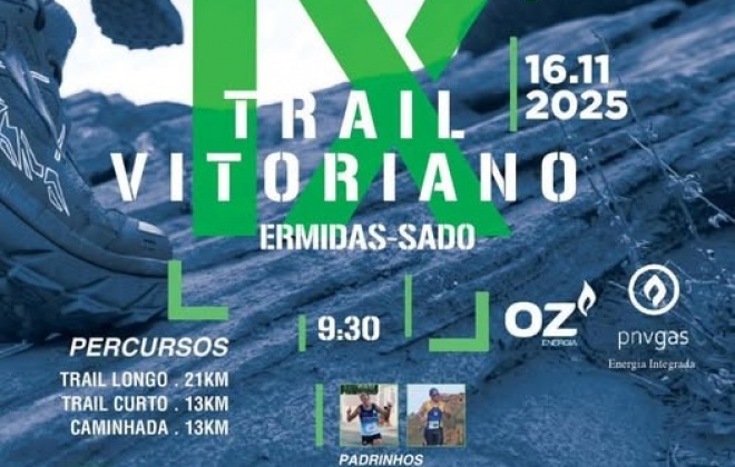 Ermidas-Sado recebe o IX Trail Vitoriano no domingo dia 16 de novembro