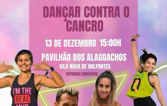 Oncomira realiza o evento solidário “Dançar Contra o Cancro” no próximo dia 13 de dezembro