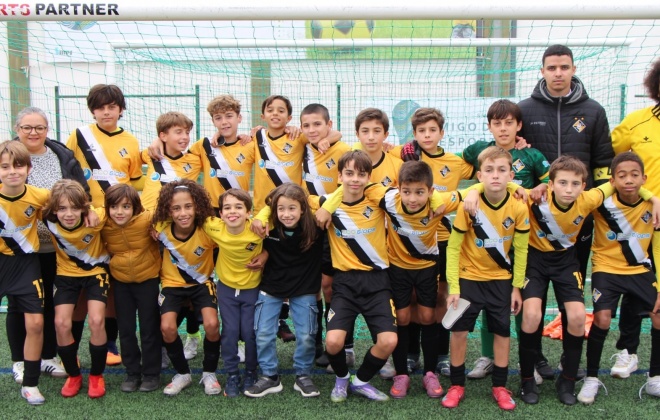 Sub-13 do Vasco da Gama de Sines venceram todos os jogos
