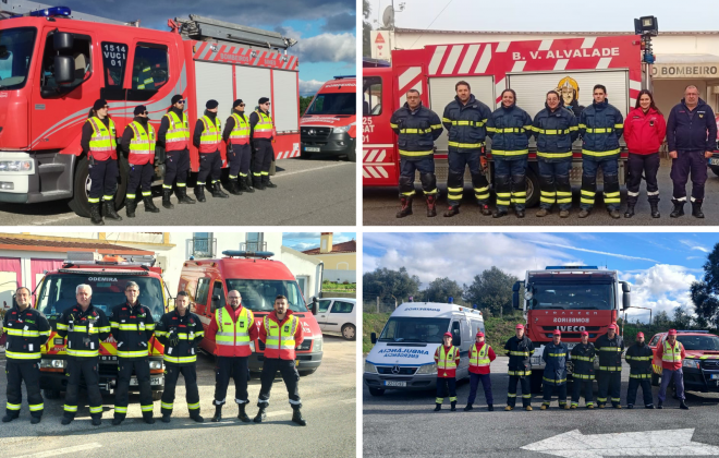 Bombeiros continuam nas estradas até 4 de janeiro para reforçar a capacidade de resposta a acidentes de viação