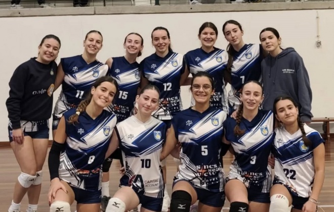 Juniores masculinos e juvenis femininos do Ginásio Clube de Sines apurados para o Campeonato Nacional de Voleibol