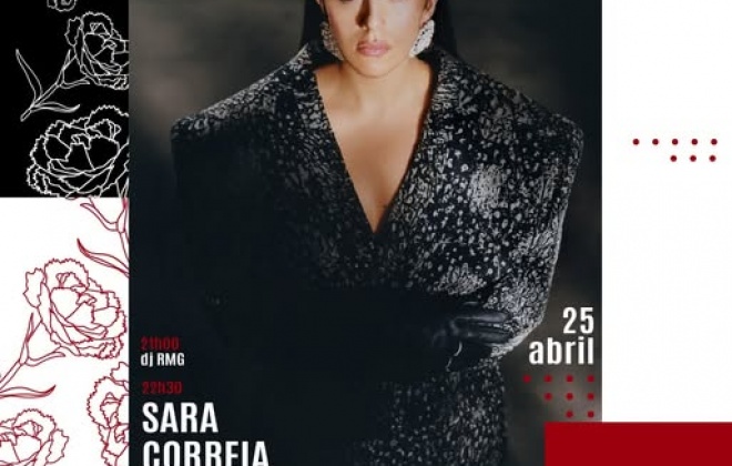 Sara Correia e fogo de artifício nas comemorações do 25 de abril em Santiago do Cacém