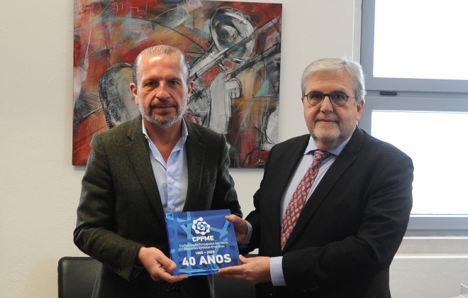 Jorge Pisco presidente da CPPME reuniu esta quinta-feira com Álvaro Beijinha