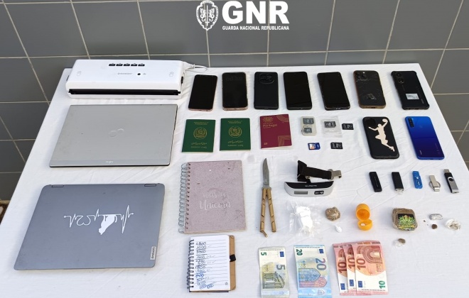 GNR deteve sete pessoas em Odemira por tráfico de droga