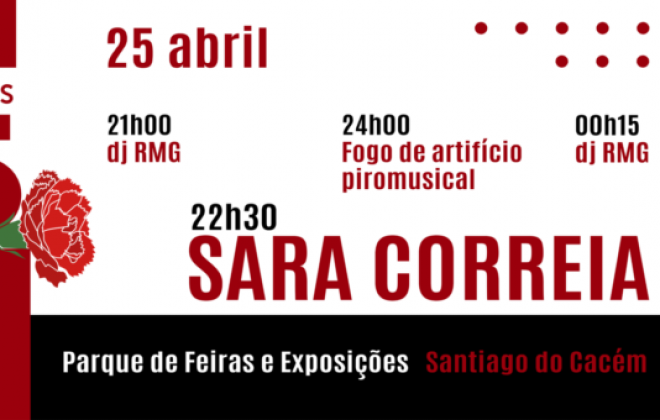 Sara Correia atua esta noite em Santiago do Cacém