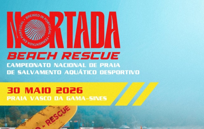 Praia Vasco da Gama em Sines recebe o Nortada Beach Rescue dia 30 de maio