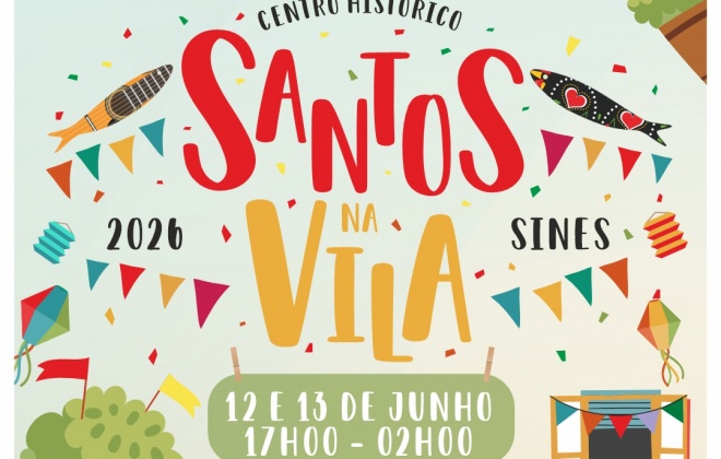 Sines comemora os Santos Populares nos dias 12 e 13 de junho de 2026