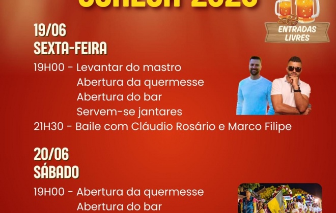 Aldeia da Sonega vai estar em festa nos dias 19 e 20 de junho