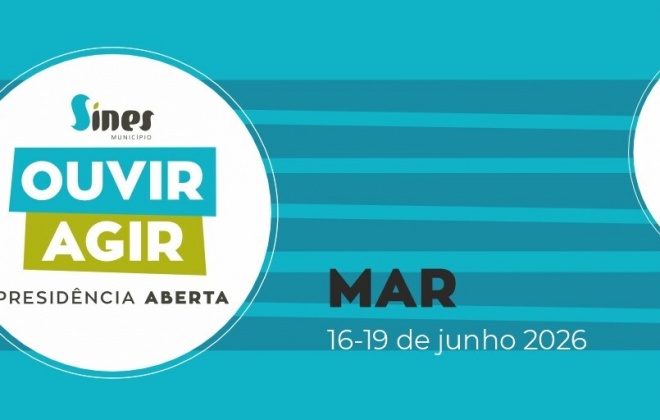 Mar é o tema da terceira Presidência Aberta da Câmara Municipal de Sines