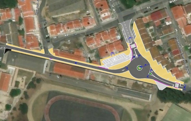 Câmara de Sines já lançou o concurso público para a empreitada de execução da rotunda do Bairro Pidwell e zona envolvente