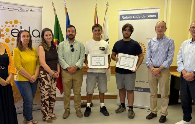 Rotary de Sines premeia mérito de estudantes da ETLA com bolsas de estudo