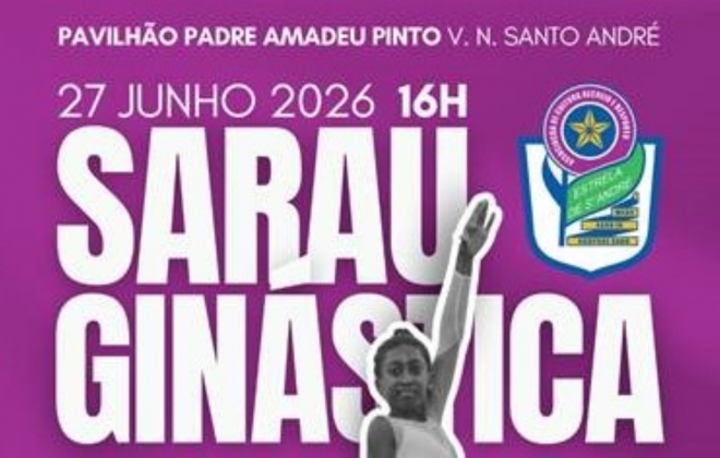 Vila Nova de Santo André acolhe Sarau de Ginástica este sábado