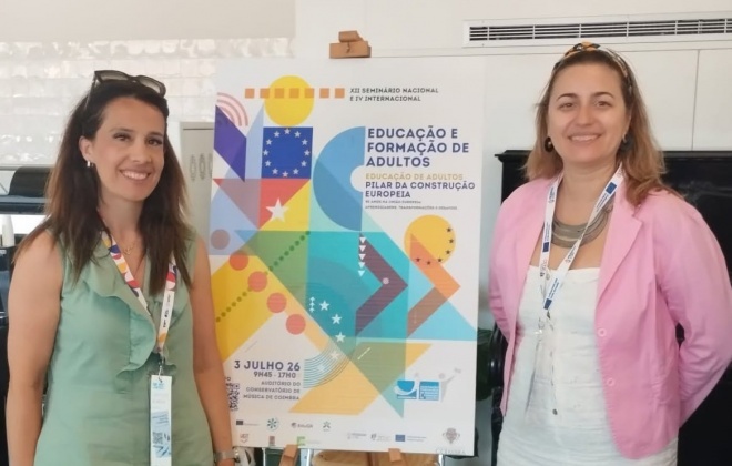 Centro Qualifica do Sines Tecnopolo participou em Seminário de Educação de Adultos em Coimbra