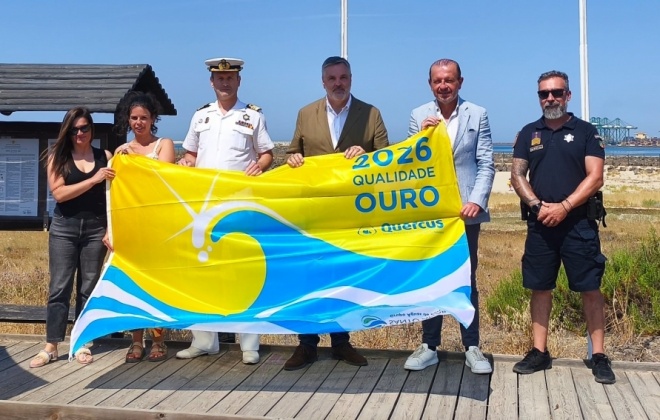 Quatro praias do concelho de Sines recebem a Bandeira ‘Qualidade de Ouro 2026’ (com áudios)