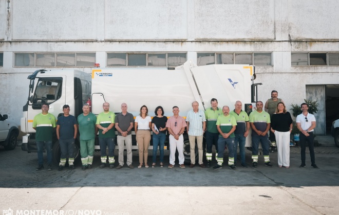 Autarquia de Montemor-o-Novo investe mais de 204 mil euros na modernização da frota de resíduos