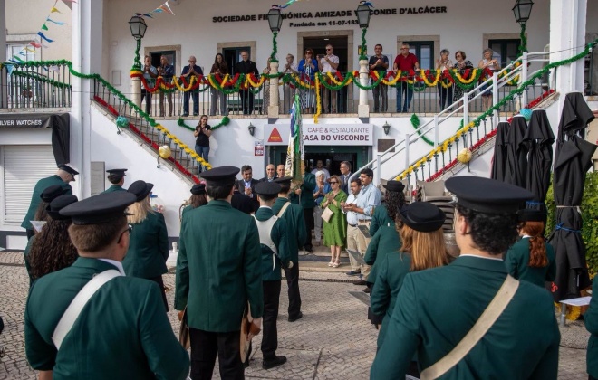 Sociedade Filarmónica Amizade Visconde d’Alcácer celebra 196 anos com sessão solene e convívio