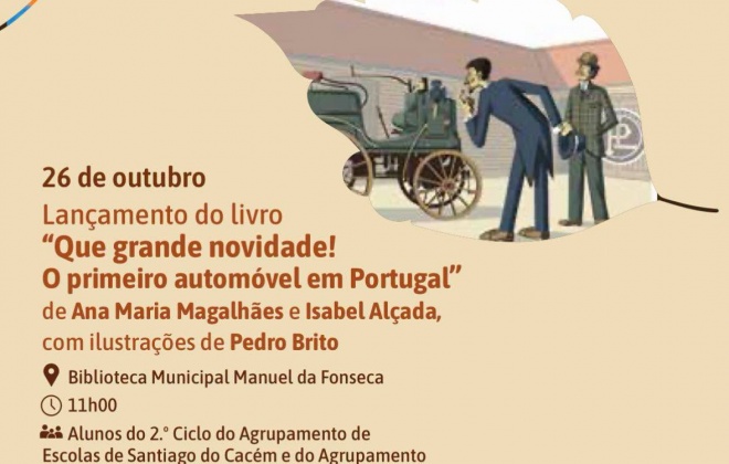 Santiago do Cacém acolhe hoje lançamento de livro de Ana Maria Magalhães e Isabel Alçada