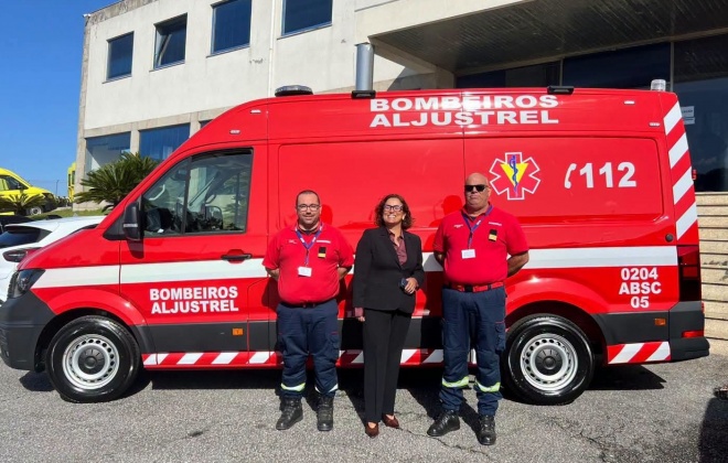 Bombeiros de Aljustrel superam perda de viatura com nova Ambulância de Socorro
